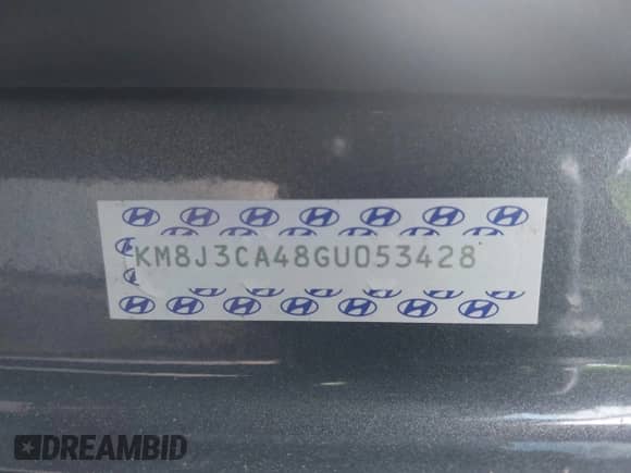 2016 Hyundai Tucson SE with VIN KM8J3CA48GU053428, listed as a IAAI auction lot 43407227 with 121,790 mi miles and . Bid and sale history available at DreamBid. Image 17.