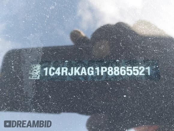 ✅ 2023 Jeep Grand Cherokee Altitude • VIN: 1C4RJKAG1P8865521 • Lot: 41404715. Listed on IAAI with 5 mi. Free auction sales archive from the USA and detailed vehicle history report at DreamBid. Image 9.