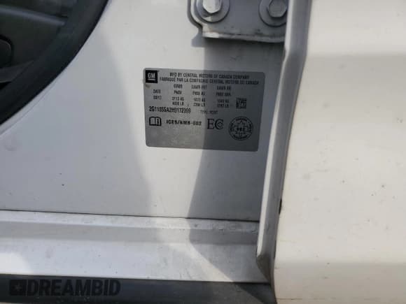 ✅ 2017 Chevrolet Impala LT • VIN: 2G1105SA2H9172399 • Лот: 78213584. Опубликован ранее на Copart с пробегом 322 673 миль. Бесплатный доступ к архиву аукционных продаж из США и подробный отчёт об истории автомобиля на DreamBid. Изображение 12.