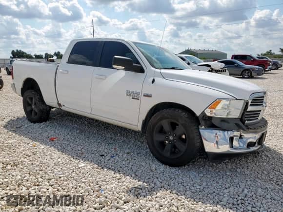 2019 Ram 1500 Big Horn with VIN 1C6RR6TT0KS678266, listed as a Copart auction lot 70257465 with 194,085 mi miles and Salvage title. Bid and sale history available at DreamBid. Image 4.