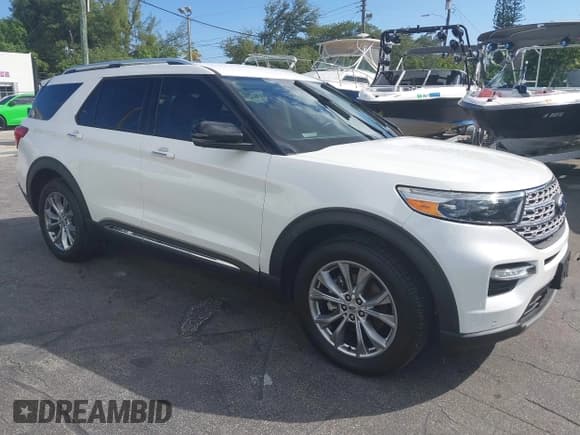 ✅ 2020 Ford Explorer Limited • VIN: 1FMSK8FH2LGC03025 • Lot: 43616375. Wystawiony na IAAI z przebiegiem 77 393 mil. Bezpłatny archiwum sprzedaży aukcyjnych z USA i szczegółowy raport historii pojazdu na DreamBid. Zdjęcie 1.