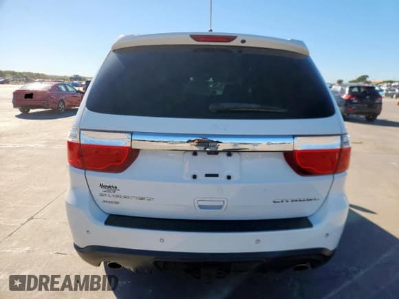 ✅ 2013 Dodge Durango Citadel • VIN: 1C4SDJET0DC562846 • Lot: 90675715. Listed on Copart with 152,543 mi. Free auction sales archive from the USA and detailed vehicle history report at DreamBid. Image 6.