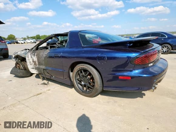 ✅ 2002 Pontiac Firebird Formula • VIN: 2G2FV22G822171019 • Lot: 84395845. Listed on Copart with Not provided. Free auction sales archive from the USA and detailed vehicle history report at DreamBid. Image 2.