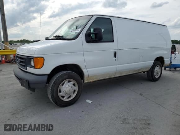 ✅ 2007 Ford Econoline Cargo Commercial • VIN: 1FTNE14W37DA27868 • Lot: 54348015. Wystawiony na Copart z przebiegiem 170 588 mil. Bezpłatny archiwum sprzedaży aukcyjnych z USA i szczegółowy raport historii pojazdu na DreamBid. Zdjęcie 1.