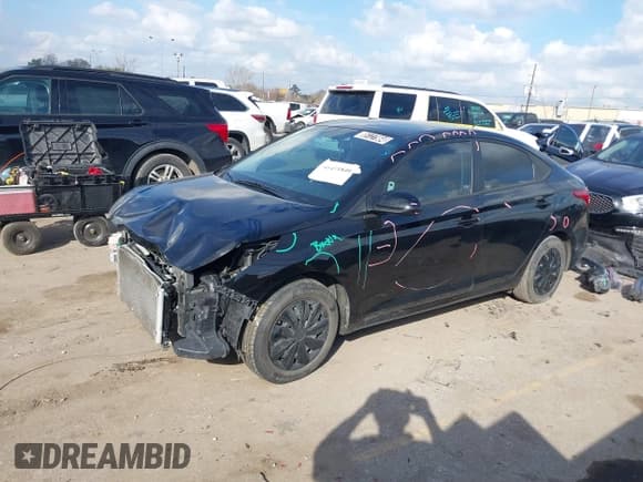 ✅ 2022 Hyundai Accent SE • VIN: 3KPC24A66NE164059 • Лот: 41471840. Опубликован ранее на IAAI с пробегом 44 085 миль. Бесплатный доступ к архиву аукционных продаж из США и подробный отчёт об истории автомобиля на DreamBid. Изображение 2.