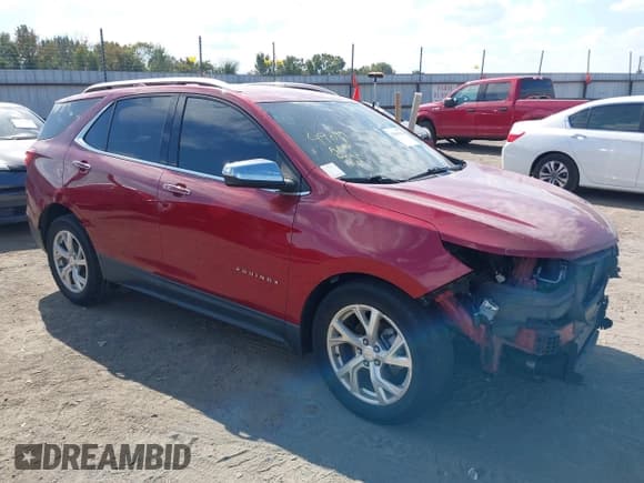 ✅ 2020 Chevrolet Equinox Premier • VIN: 3GNAXNEV4LS659477 • Лот: 43486084. Опубликован ранее на IAAI с пробегом 101 377 миль. Бесплатный доступ к архиву аукционных продаж из США и подробный отчёт об истории автомобиля на DreamBid. Изображение 1.
