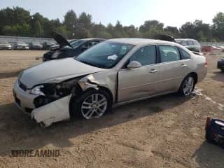 2008 Chevrolet Impala LTZ z VIN 2G1WU583889214612, wystawiony jako Copart lot #67982135 z przebiegiem 56 957 mil mil oraz Szkoda całkowita • Salvage title. Historia ofert i sprzedaży dostępna na DreamBid. Obrazek 1.