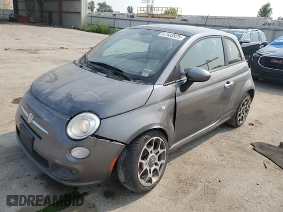 ✅ 2012 FIAT 500 Sport • VIN: 3C3CFFBR7CT310653 • Lot: 67433975. Listed on Copart with 149,096 mi. Free auction sales archive from the USA and detailed vehicle history report at DreamBid. Image 1.