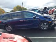 ✅ 2024 Honda Odyssey EX-L • VIN: 5FNRL6H63RB018582 • Lot: 43593952. Wystawiony na IAAI z przebiegiem 55 184 mil. Bezpłatny archiwum sprzedaży aukcyjnych z USA i szczegółowy raport historii pojazdu na DreamBid. Zdjęcie 13.