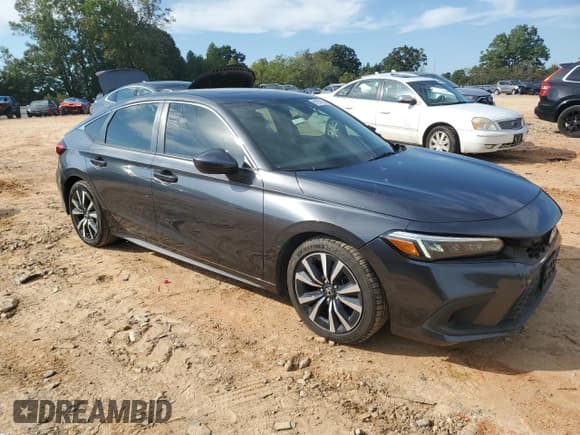 ✅ 2022 Honda Civic EX-L • VIN: 19XFL1H74NE011042 • Lot: 81987435. Wystawiony na Copart z przebiegiem 55 106 mil. Bezpłatny archiwum sprzedaży aukcyjnych z USA i szczegółowy raport historii pojazdu na DreamBid. Zdjęcie 4.