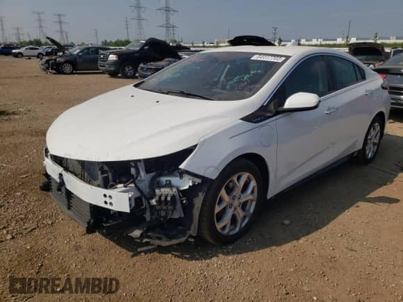 2017 Chevrolet Volt Premier z VIN 1G1RB6S54HU112519, wystawiony jako Copart lot #64417703 z przebiegiem 37 904 mil mil oraz . Historia ofert i sprzedaży dostępna na DreamBid. Obrazek 1.