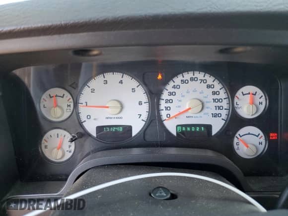 2005 Dodge 1500 SLT с VIN 1D7HU18D35S202532, выставлен на аукционе Copart как лот 73811444 с пробегом 171 248 миль миль и Списание • Salvage title. История ставок и продаж доступна на DreamBid. Изображение 9.