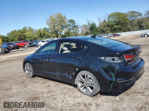 2017 Hyundai Elantra Limited z VIN 5NPD84LFXHH051215, wystawiony jako Copart lot #85354595 z przebiegiem 43 976 mil mil oraz Szkoda całkowita • Salvage title. Historia ofert i sprzedaży dostępna na DreamBid. Obrazek 2.