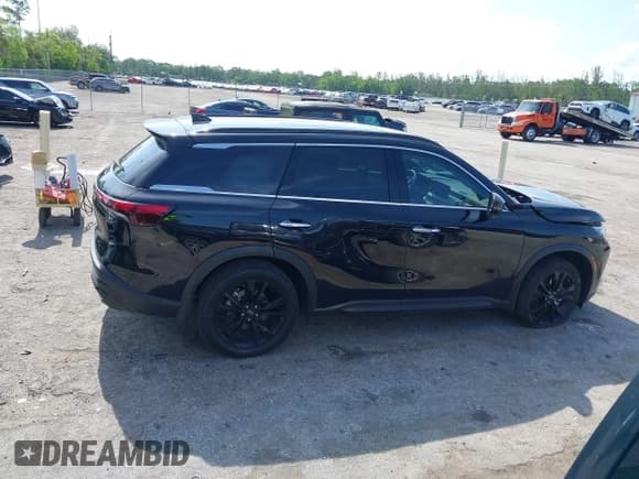 ✅ 2025 Infiniti QX60 • VIN: 5N1AL1FR3SC353451 • Lot: 42674064. Listed on IAAI with 3,762 mi. Free auction sales archive from the USA and detailed vehicle history report at DreamBid. Image 14.