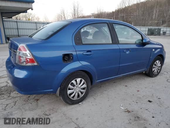 2007 Chevrolet Aveo LS z VIN KL1TD56667B072059, wystawiony jako Copart lot #82086264 z przebiegiem 159 945 mil mil oraz Szkoda całkowita • Salvage title. Historia ofert i sprzedaży dostępna na DreamBid. Obrazek 3.