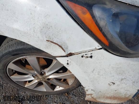 2013 Hyundai Accent SE with VIN KMHCU5AEXDU122478, listed as a IAAI auction lot 43616371 with 141,000 mi miles and . Bid and sale history available at DreamBid. Image 12.