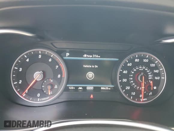 ✅ 2019 Genesis G70 Advanced • VIN: KMTG34LAXKU017466 • Lot: 68123045. Listed on Copart with 88,625 mi. Free auction sales archive from the USA and detailed vehicle history report at DreamBid. Image 9.