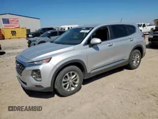 2019 Hyundai Santa Fe SE with VIN 5NMS23AD6KH133340, listed as a Copart auction lot 67758335 with 108,712 mi miles and Clean title. Bid and sale history available at DreamBid. Image 1.