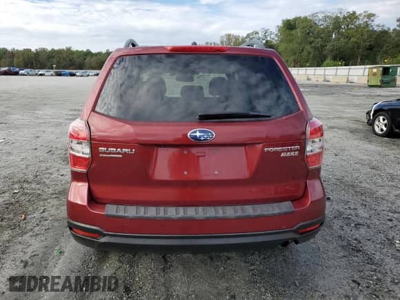 2015 Subaru Forester Premium with VIN JF2SJADCXFH406993, listed as a Copart auction lot 84637865 with 143,729 mi miles and Salvage title. Bid and sale history available at DreamBid. Image 6.
