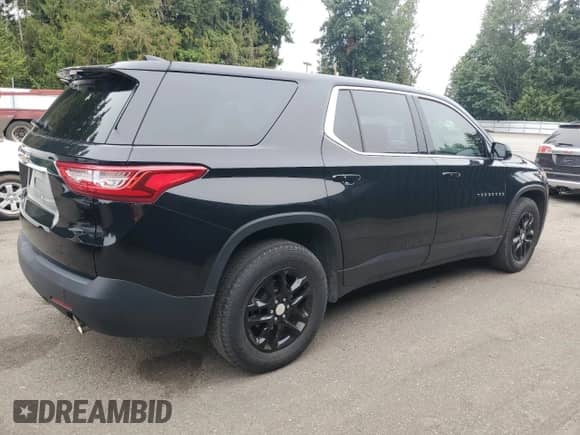 2018 Chevrolet Traverse LS с VIN 1GNEVFKW9JJ274957, выставлен на аукционе Copart как лот 68493455 с пробегом 46 365 миль миль и Списание • Salvage title. История ставок и продаж доступна на DreamBid. Изображение 3.
