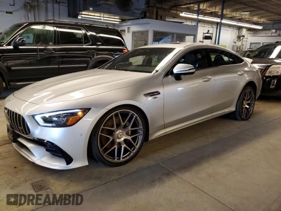 ✅ 2020 Mercedes-Benz AMG GT 53 • VIN: WDD7X6BB1LA013551 • Lot: 59000563. Wystawiony na Copart z przebiegiem 31 696 mil. Bezpłatny archiwum sprzedaży aukcyjnych z USA i szczegółowy raport historii pojazdu na DreamBid. Zdjęcie 1.