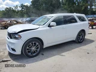 2020 Dodge Durango GT Plus with VIN 1C4RDHDG6LC301358, listed as a Copart auction lot 62291985 with 121,532 mi miles and Non repairable. Bid and sale history available at DreamBid. Image 1.