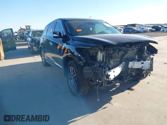 ✅ 2020 Infiniti QX60 Luxe • VIN: 5N1DL0MN5LC536780 • Lot: 43678800. Listed on IAAI with 107,361 mi. Free auction sales archive from the USA and detailed vehicle history report at DreamBid. Image 1.