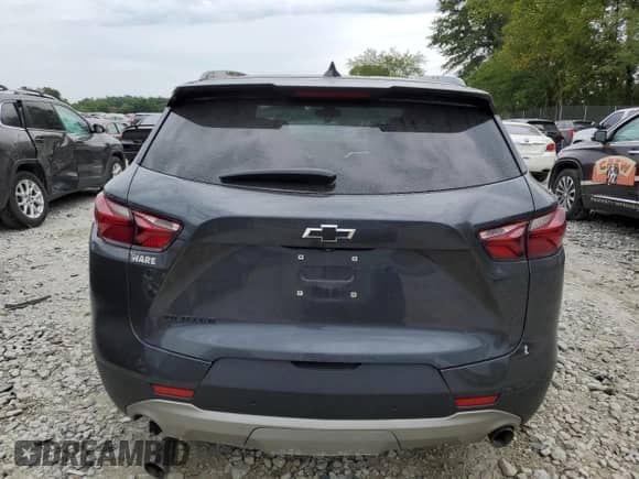 2022 Chevrolet Blazer LT with VIN 3GNKBCR4XNS220523, listed as a Copart auction lot 67065054 with 45,215 mi miles and Salvage title. Bid and sale history available at DreamBid. Image 6.