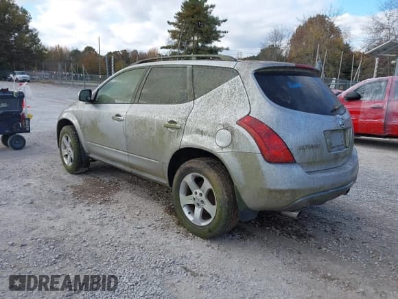 ✅ 2005 Nissan Murano SL • VIN: JN8AZ08T75W324757 • Lot: 43663789. Listed on IAAI with 150,103 mi. Free auction sales archive from the USA and detailed vehicle history report at DreamBid. Image 3.