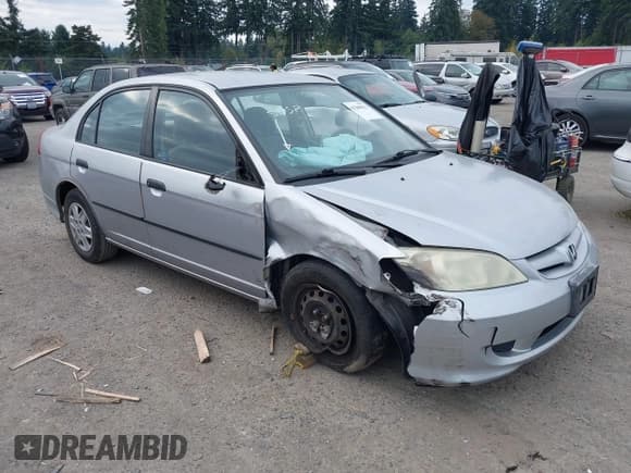 ✅ 2004 Honda Civic VP • VIN: 2HGES16384H560469 • Лот: 43309913. Опубликован ранее на IAAI с пробегом Не указан. Бесплатный доступ к архиву аукционных продаж из США и подробный отчёт об истории автомобиля на DreamBid. Изображение 1.
