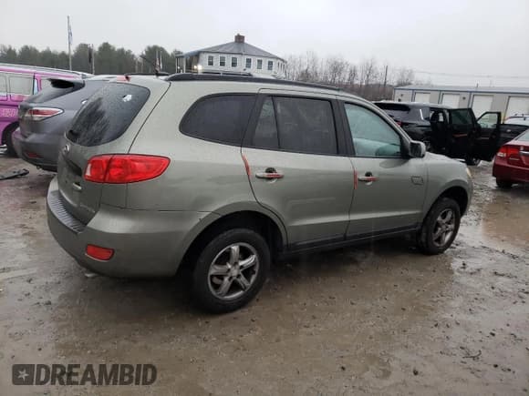 ✅ 2008 Hyundai Santa Fe GLS • VIN: 5NMSG13D38H156750 • Lot: 82656304. Listed on Copart with Not provided. Free auction sales archive from the USA and detailed vehicle history report at DreamBid. Image 3.