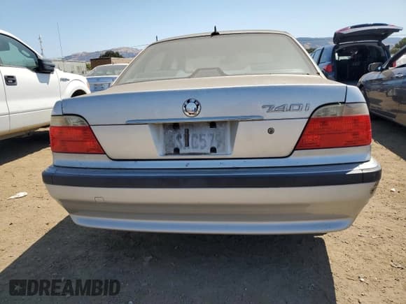 ✅ 2001 BMW 7 Series 740i • VIN: WBAGG83441DN87804 • Lot: 63149205. Listed on Copart with Not provided. Free auction sales archive from the USA and detailed vehicle history report at DreamBid. Image 6.