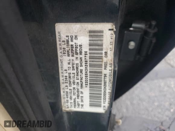 ✅ 1999 Saab 9-3 • VIN: YS3DD55N3X2087794 • Lot: 81641574. Wystawiony na Copart z przebiegiem 144 061 mil. Bezpłatny archiwum sprzedaży aukcyjnych z USA i szczegółowy raport historii pojazdu na DreamBid. Zdjęcie 14.