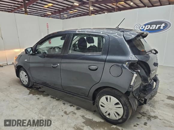 ✅ 2024 Mitsubishi Mirage ES • VIN: ML32AUHJ4RH021669 • Лот: 96587645. Опубликован ранее на Copart с пробегом 26 145 миль. Бесплатный доступ к архиву аукционных продаж из США и подробный отчёт об истории автомобиля на DreamBid. Изображение 2.