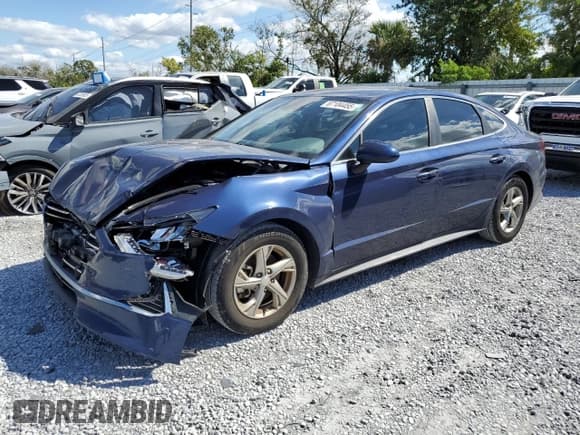✅ 2021 Hyundai Sonata SE • VIN: 5NPEG4JA5MH110714 • Lot: 87104455. Listed on Copart with 95,191 mi. Free auction sales archive from the USA and detailed vehicle history report at DreamBid. Image 1.