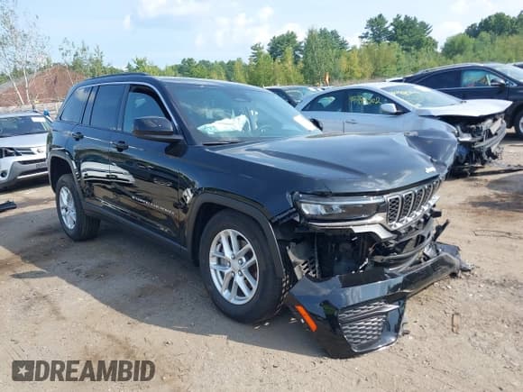✅ 2025 Jeep Grand Cherokee Altitude • VIN: 1C4RJHAG1SC271987 • Lot: 42844153. Listed on IAAI with 5,664 mi. Free auction sales archive from the USA and detailed vehicle history report at DreamBid. Image 1.