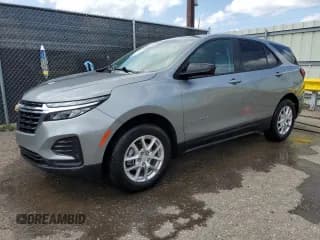 ✅ 2024 Chevrolet Equinox LS • VIN: 3GNAXFEG7RL270228 • Лот: 71890515. Опубликован ранее на Copart с пробегом 25 911 миль. Бесплатный доступ к архиву аукционных продаж из США и подробный отчёт об истории автомобиля на DreamBid. Изображение 1.