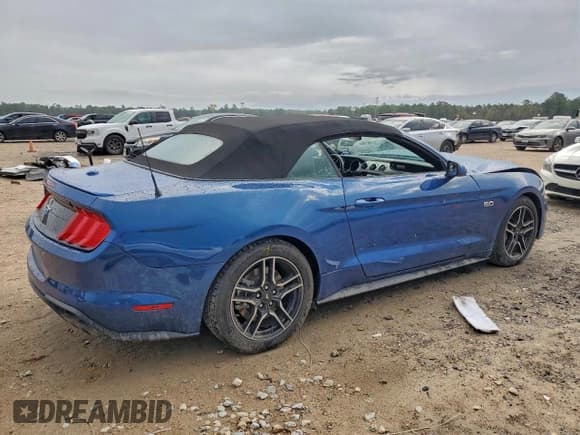 ✅ 2023 Ford Mustang GT Premium • VIN: 1FATP8FF8P5104693 • Lot: 94145005. Listed on Copart with 22,801 mi. Free auction sales archive from the USA and detailed vehicle history report at DreamBid. Image 3.