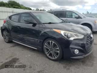 2016 Hyundai Veloster Turbo z VIN KMHTC6AE7GU279432, wystawiony jako Copart lot #68022264 z przebiegiem 154 530 mil mil oraz Szkoda całkowita • Salvage title. Historia ofert i sprzedaży dostępna na DreamBid. Obrazek 4.