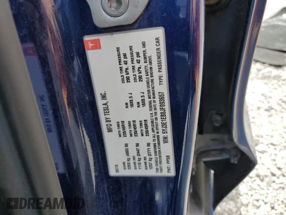 ✅ 2018 Tesla Model 3 Long Range Battery • VIN: 5YJ3E1EB8JF093657 • Lot: 47384465. Wystawiony na Copart z przebiegiem Nie podano. Bezpłatny archiwum sprzedaży aukcyjnych z USA i szczegółowy raport historii pojazdu na DreamBid. Zdjęcie 14.