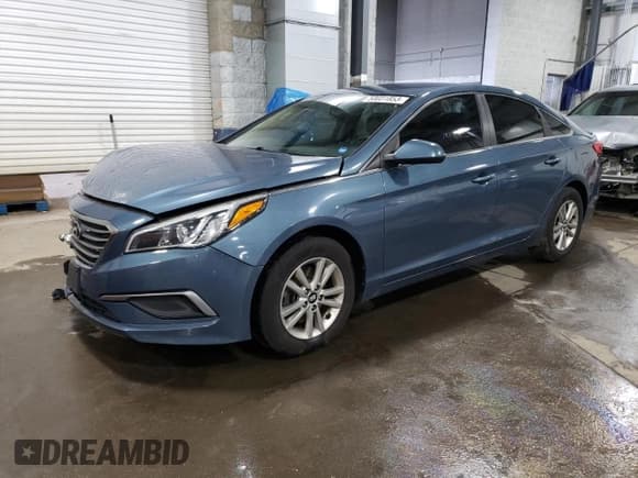 ✅ 2016 Hyundai Sonata SE • VIN: 5NPE24AF9GH265846 • Lot: 50031853. Listed on Copart with 154,569 mi. Free auction sales archive from the USA and detailed vehicle history report at DreamBid. Image 1.