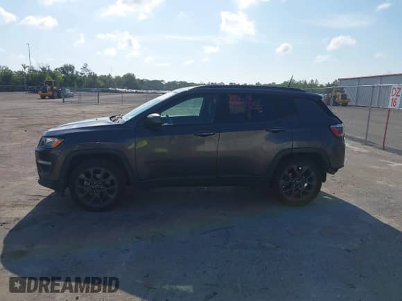 2021 Jeep Compass 80th Anniversary with VIN 3C4NJCEB4MT564077, listed as a IAAI auction lot 42323844 with 44,241 mi miles and . Bid and sale history available at DreamBid. Image 15.