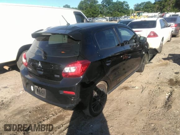 ✅ 2020 Mitsubishi Mirage LE • VIN: ML32A5HJ5LH010628 • Lot: 42191894. Listed on IAAI with 234,366 mi. Free auction sales archive from the USA and detailed vehicle history report at DreamBid. Image 4.