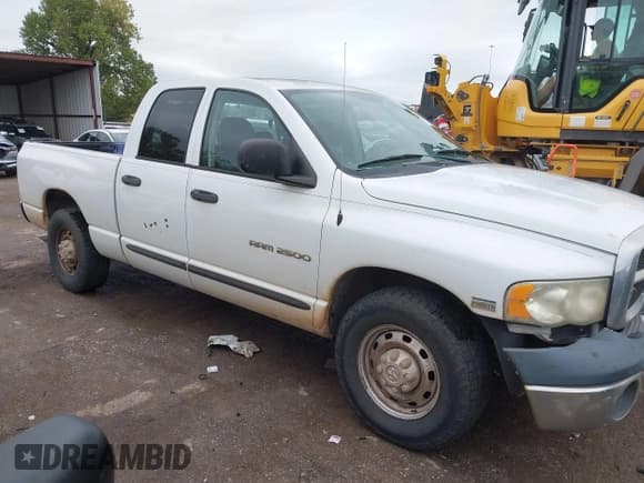 ✅ 2005 Dodge 2500 SLT • VIN: 3D7KR28D95G709701 • Lot: 43523464. Listed on IAAI with 296,876 mi. Free auction sales archive from the USA and detailed vehicle history report at DreamBid. Image 13.