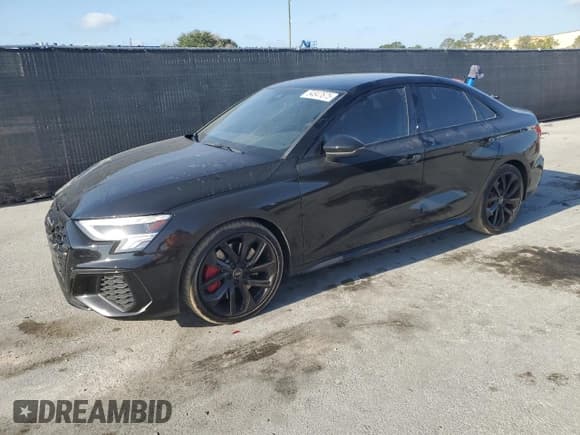 ✅ 2023 Audi S3 Premium Plus • VIN: WAUH3DGY4PA015616 • Lot: 54847675. Listed on Copart with 38,894 mi. Free auction sales archive from the USA and detailed vehicle history report at DreamBid. Image 1.