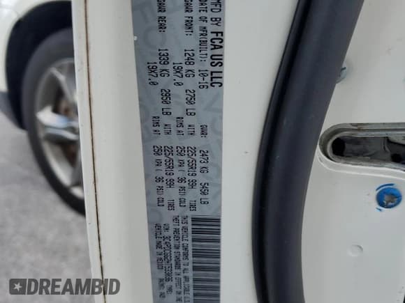 ✅ 2017 Dodge Journey Crossroad Plus • VIN: 3C4PDCGG2HT533036 • Лот: 90348225. Опубликован ранее на Copart с пробегом 98 304 миль. Бесплатный доступ к архиву аукционных продаж из США и подробный отчёт об истории автомобиля на DreamBid. Изображение 13.