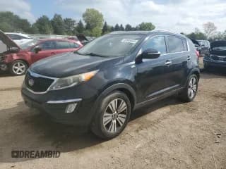 ✅ 2014 Kia Sportage EX • VIN: KNDPCCAC7E7595766 • Лот: 82066665. Опубликован ранее на Copart с пробегом 108 954 миль. Бесплатный доступ к архиву аукционных продаж из США и подробный отчёт об истории автомобиля на DreamBid. Изображение 1.