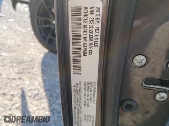 ✅ 2021 Dodge Challenger R/T Scat Pack • VIN: 2C3CDZFJ3MH603133 • Lot: 43316354. Wystawiony na Copart z przebiegiem 26 507 mil. Bezpłatny archiwum sprzedaży aukcyjnych z USA i szczegółowy raport historii pojazdu na DreamBid. Zdjęcie 14.