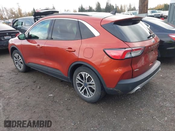 ✅ 2020 Ford Escape SEL • VIN: 1FMCU9H63LUB08622 • Lot: 43723806. Listed on IAAI with 49,321 mi. Free auction sales archive from the USA and detailed vehicle history report at DreamBid. Image 3.
