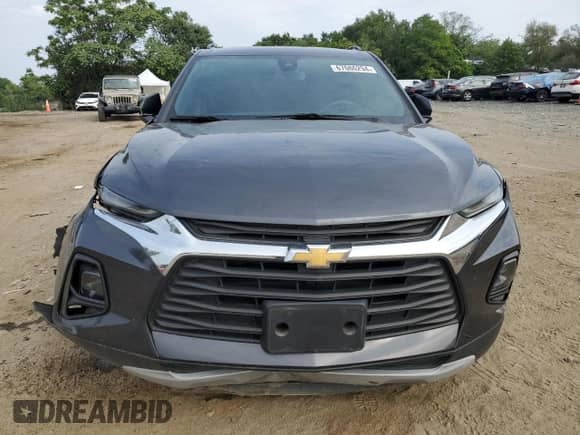 2022 Chevrolet Blazer LT with VIN 3GNKBHR48NS141140, listed as a Copart auction lot 67086294 with 52,333 mi miles and Salvage title. Bid and sale history available at DreamBid. Image 5.
